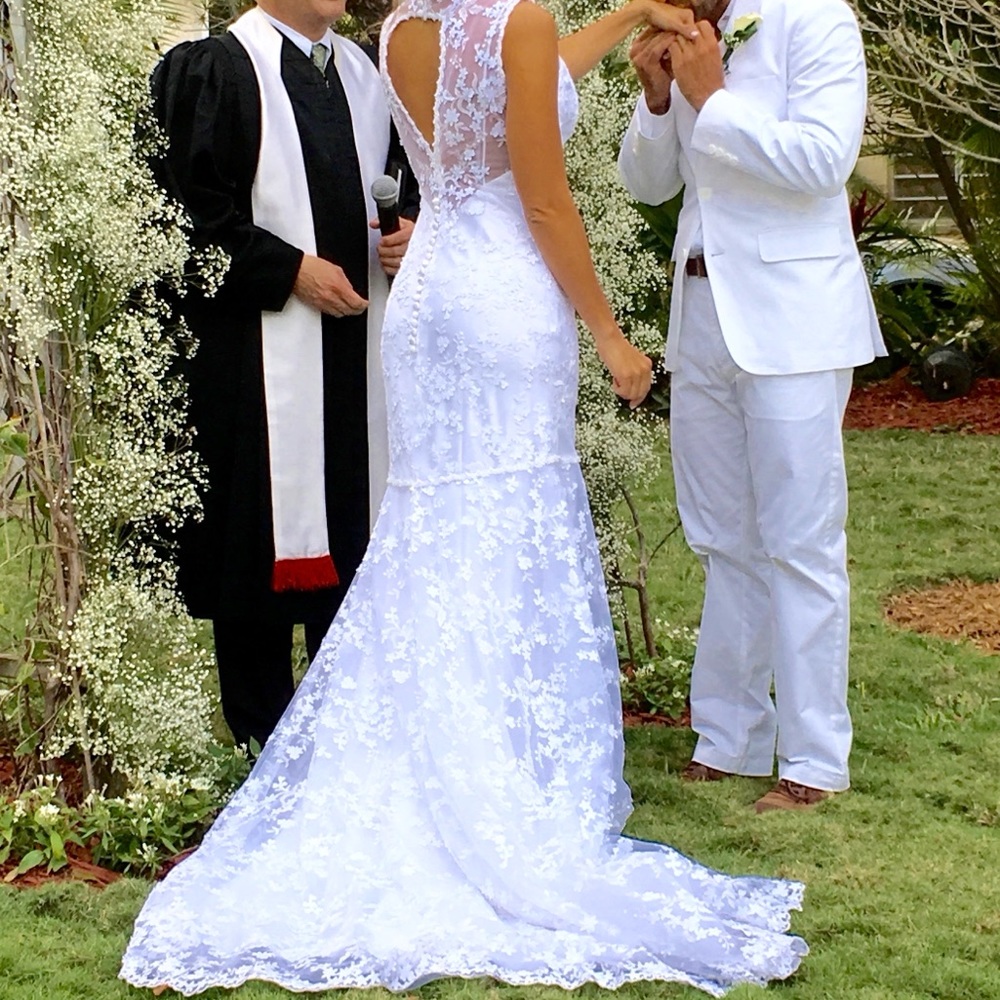 White Weeding Dress size Small